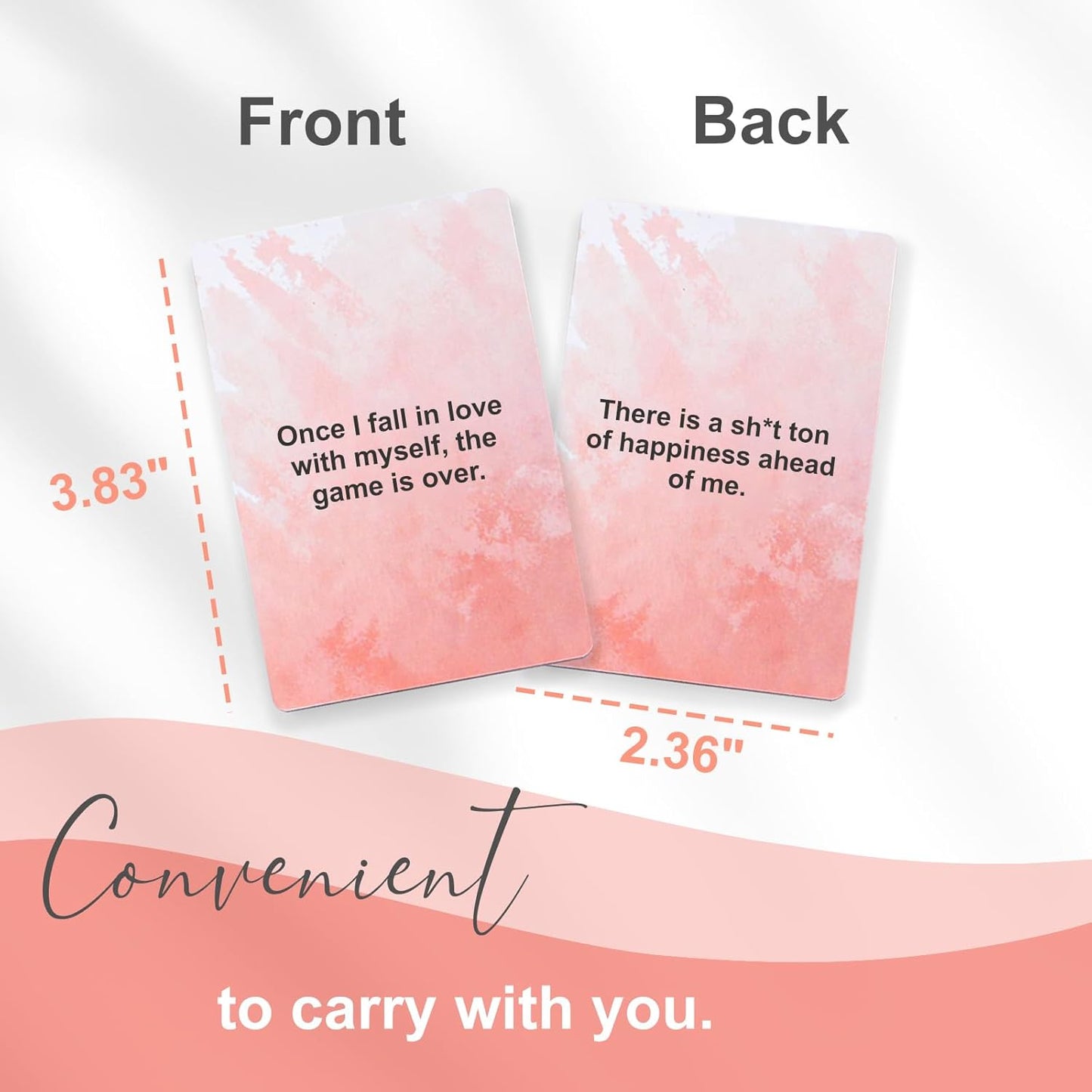 Gifts for Women, Best Friend, Besties, Sister and Self Care - 55 Badass Affirmation Cards, Funny Christmas, Birthday Gift Idea